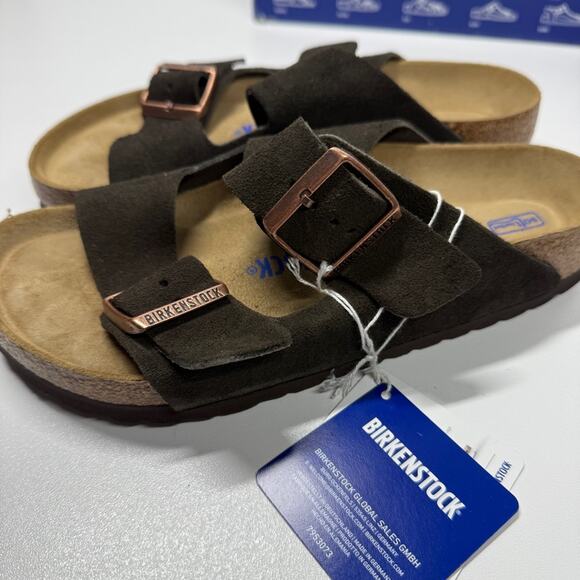 NIB• Birkenstock Arizona Soft Footbed Suede Leather
Size:37 L6/M4 Normal Width - Picture 5 of 8